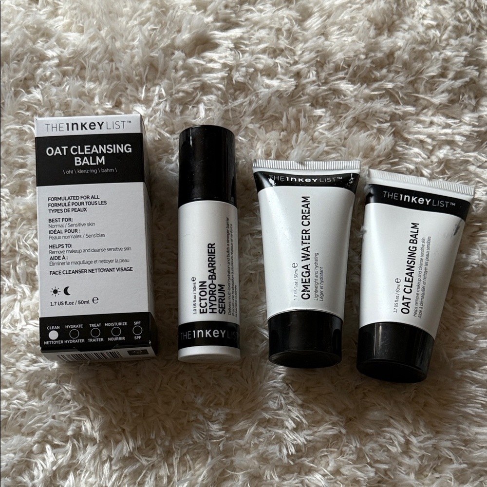 The Inkey List Skincare Trio - Black and White